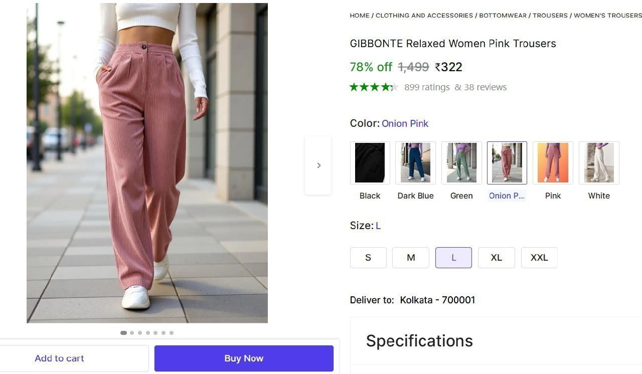 Relaxed Women S Trousers 322