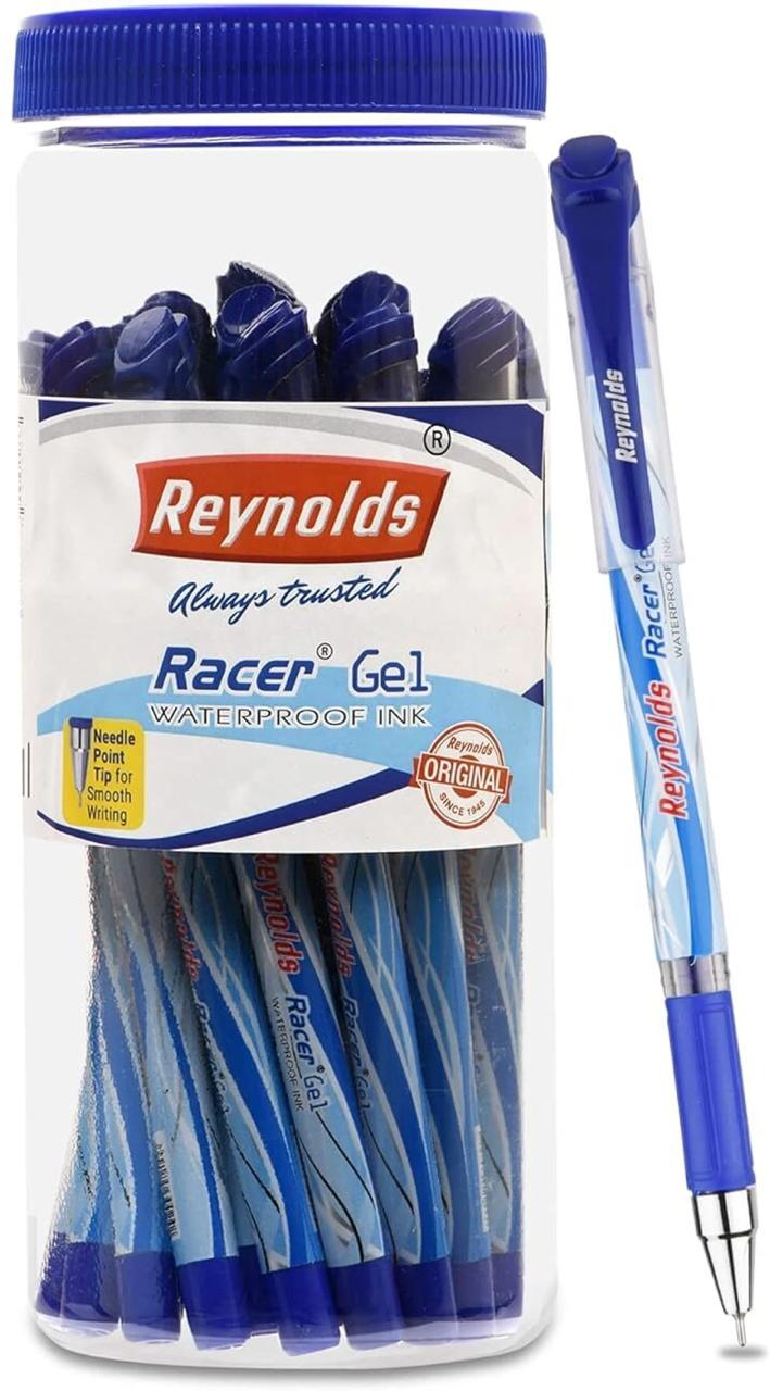 Reynolds Racer Gel Pen (pack Of 20 Ink Color - Blue) 136