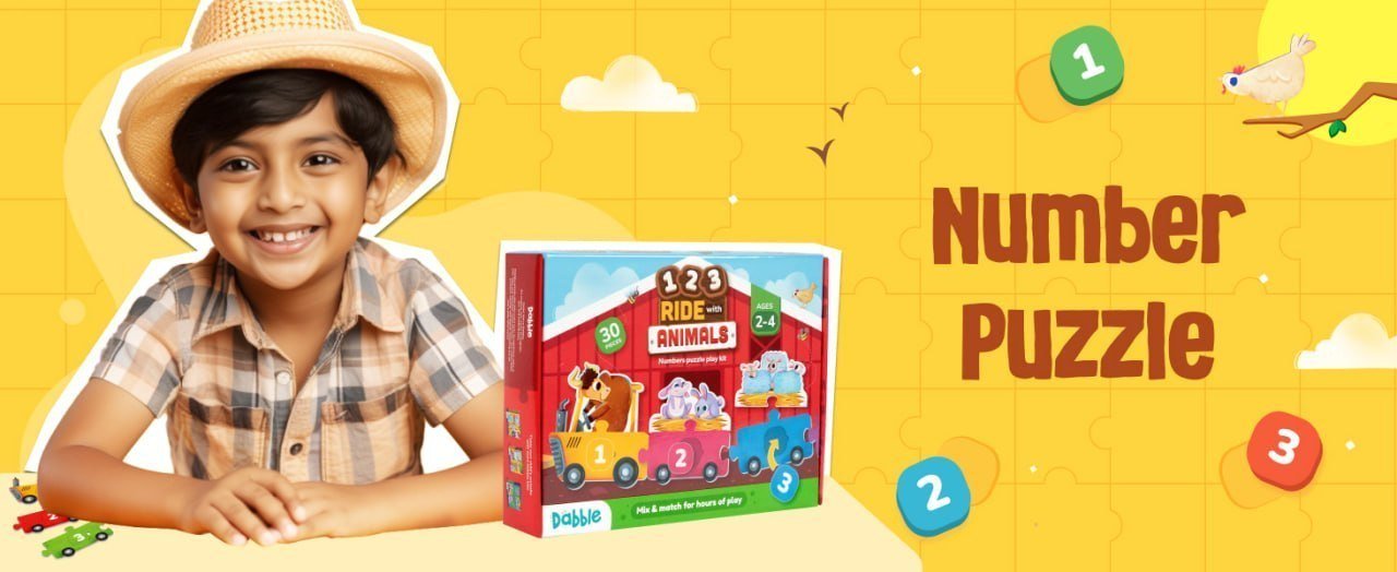 Ride With Animals Three-way Puzzle 127