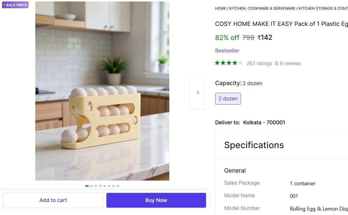 Rolling Egg Lemon Dispenser 142