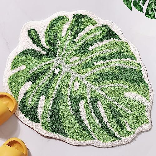 Roseate Big Leaf Super Soft Anti Skid (40x60 
