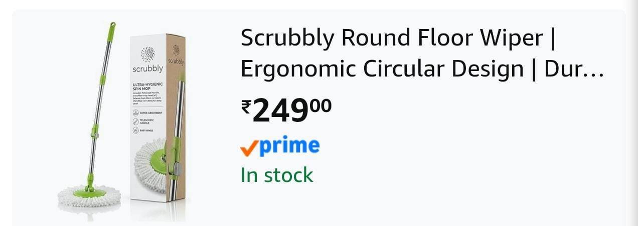 Round Floor Wiper 249
