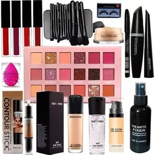 Rsentera Makeup Kit Set With Eyeshadow Palette Mas