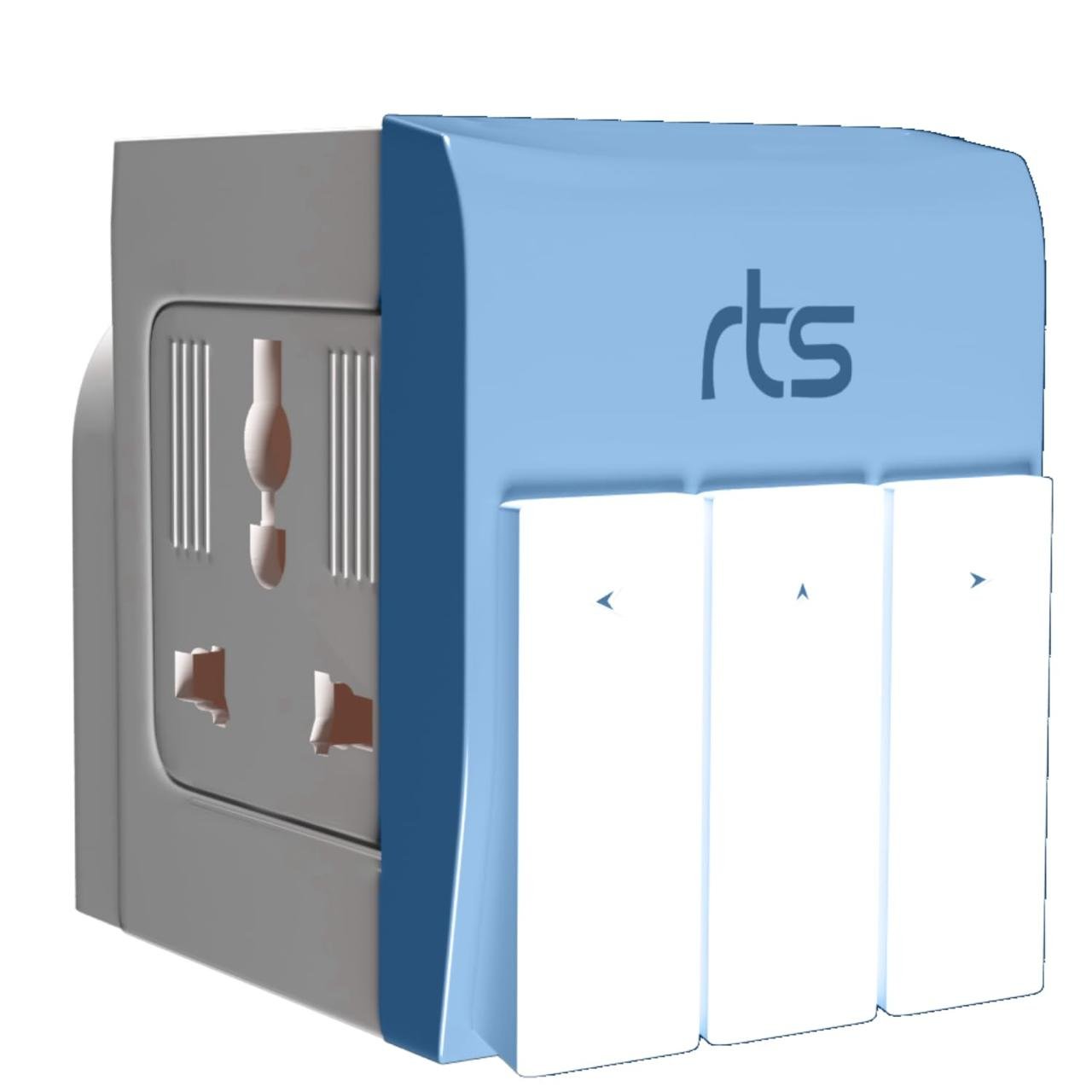 Rts 3-in-1 Universal Travel Adapter Multi-plug Wit