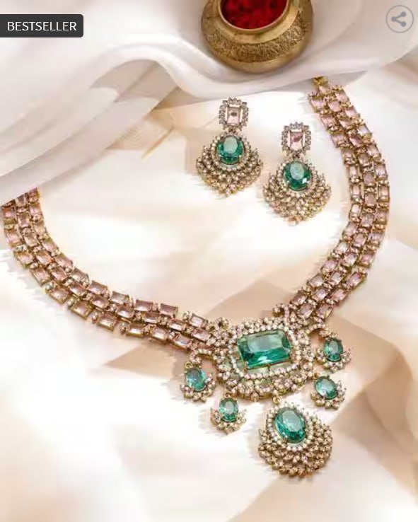 Rubans Women Necklace Earrings Set 1 321 Mrp 