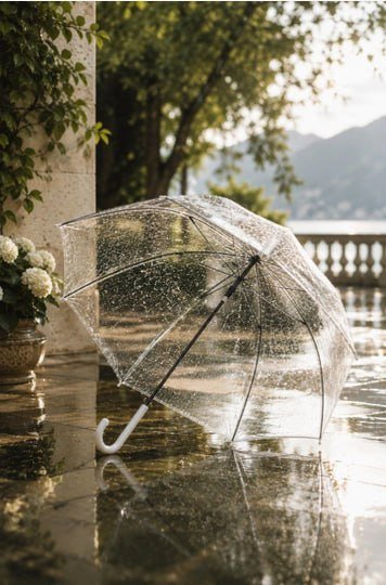 Ruhani Homes Automatic Non-foldable Umbrella 