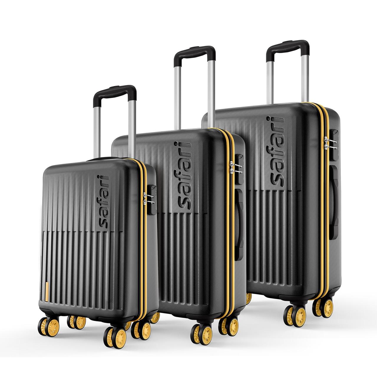 Safari Astra Neo 8 Wheels Set Of 3 Trolley Ba
