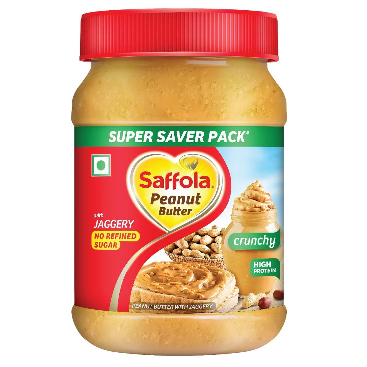 Saffola Peanut Butter With Jaggery Crunchy 85