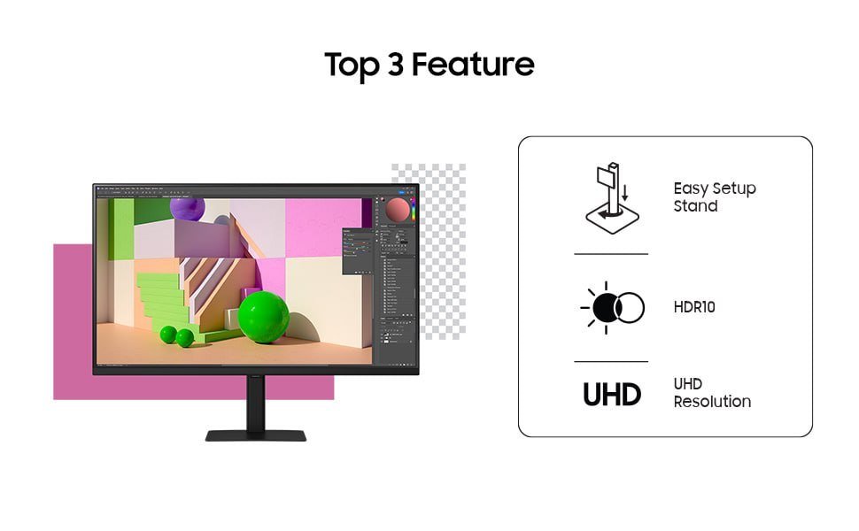 Samsung 27 (68 47cm) Uhd Monitor 19399
