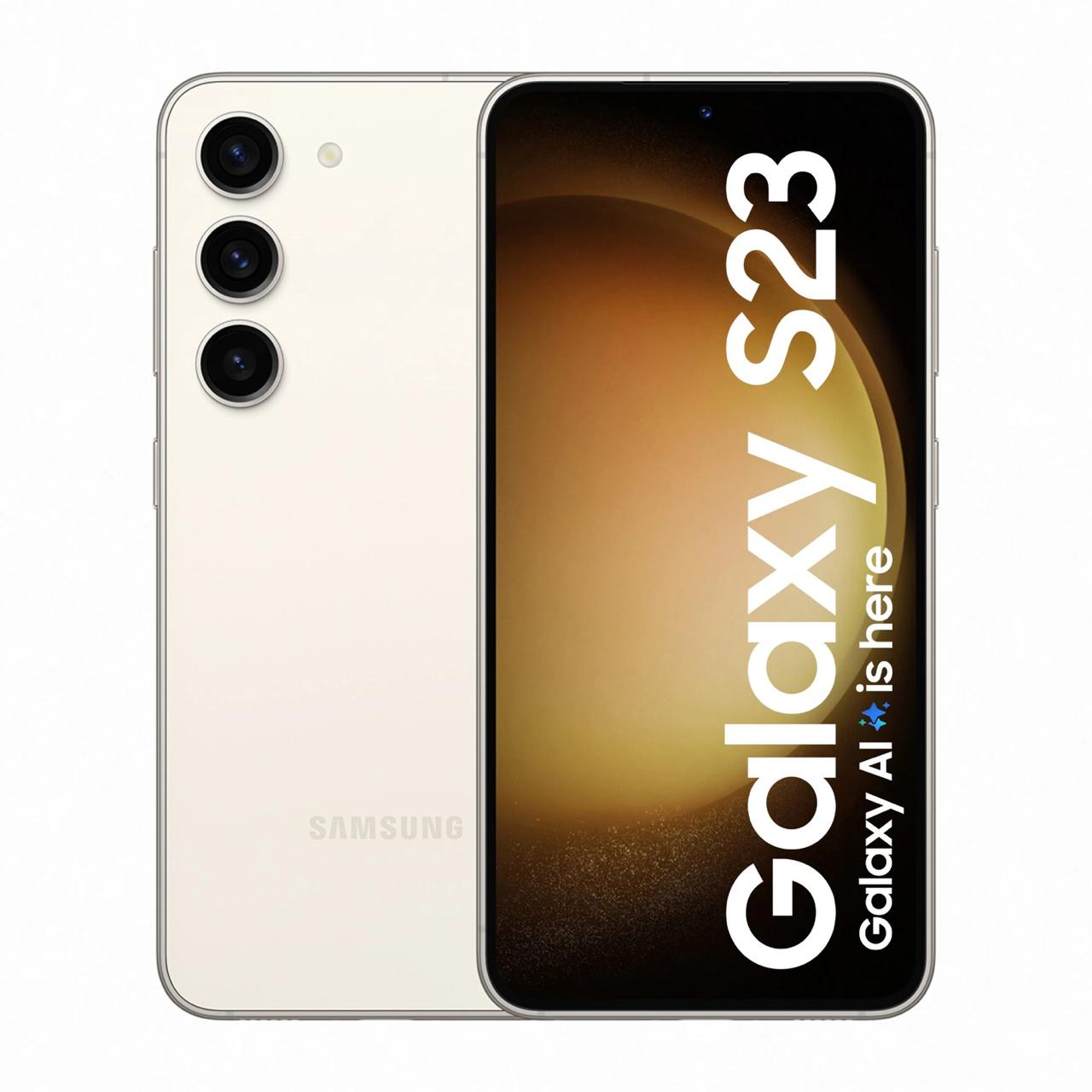 Samsung Galaxy S23 5g (cream 128 Gb) (8 Gb Ram) 24