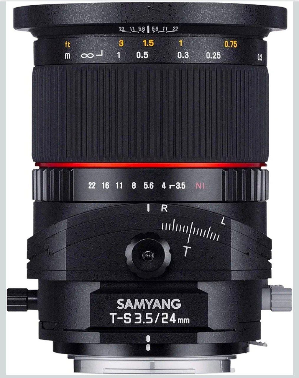 Samyang 885175 24 Millimeters F3 5 Tilt Shift
