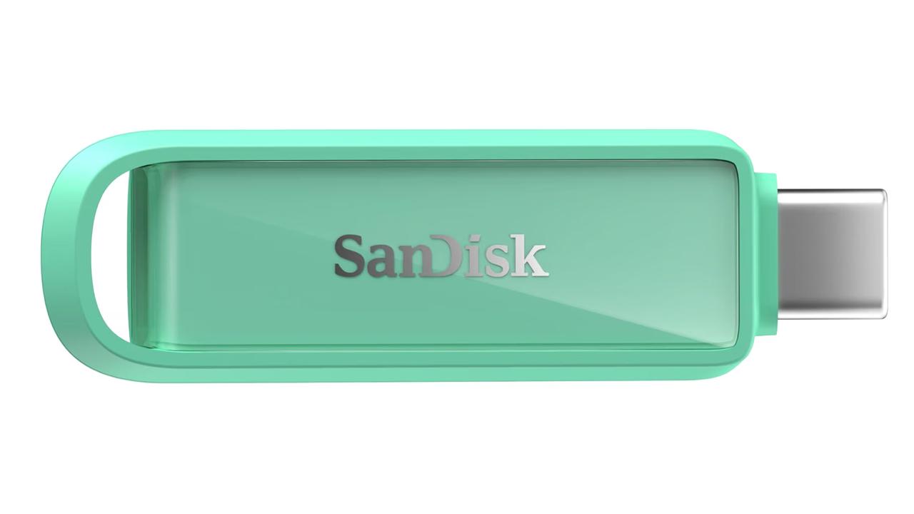 Sandisk Phone Drive With Usb-c 256gb 150 Mb S Seafoam Green 4