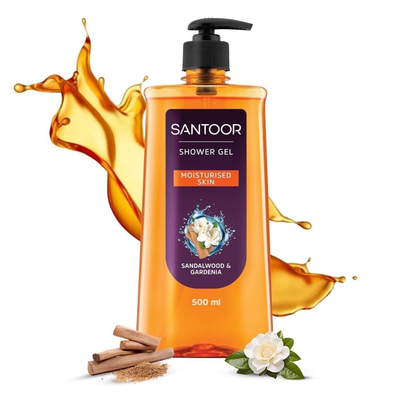 Santoor Moisturizing Shower Gel With Natural 