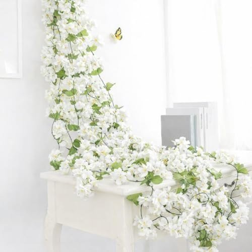 Satyam Kraft 2 Lines Artificial Cherry Blosso