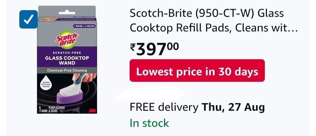 Scotch-brite Glass Cooktop Refill Pads 397mor