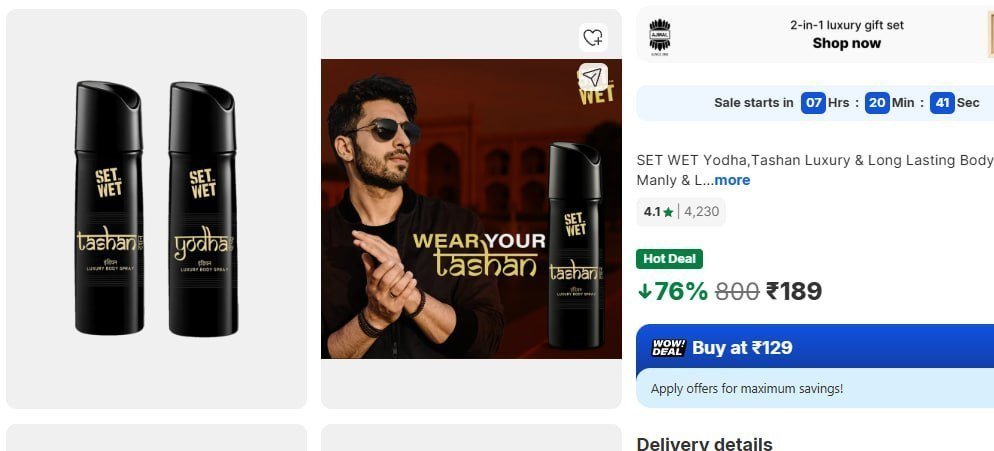Set Wet Body Spray 300ml2 189