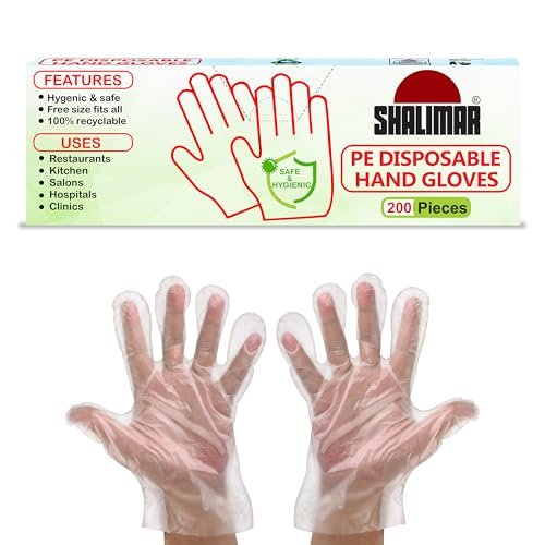 Shalimar Reusable Hand Gloves (pack Of 1 200 