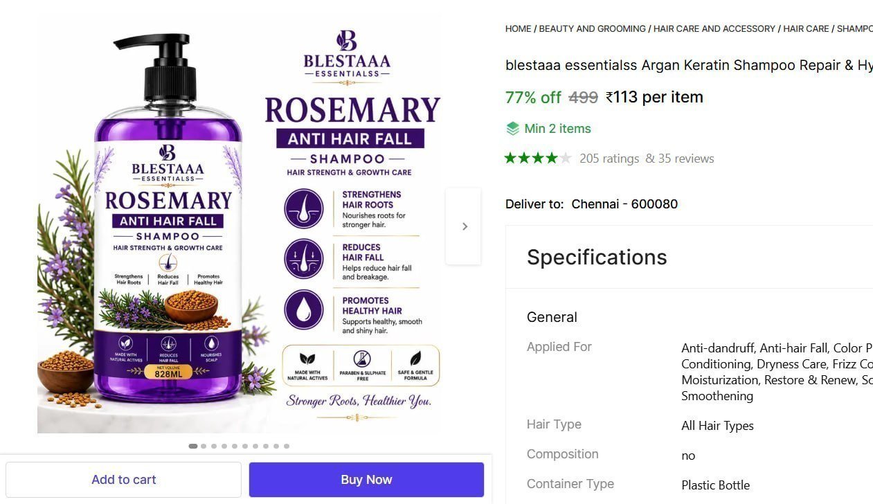 Shampoo 1l 113 Min Buy - 2