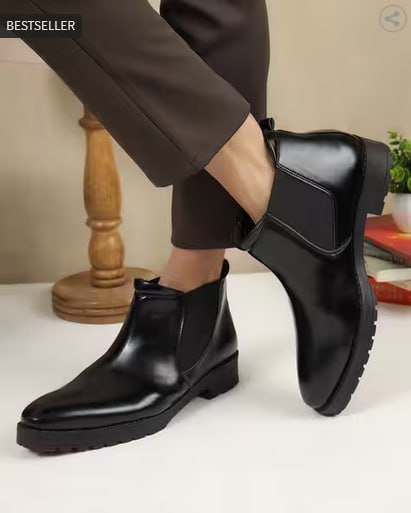 Shein Men Slip On Styling Ankle Length Chelsea Boo