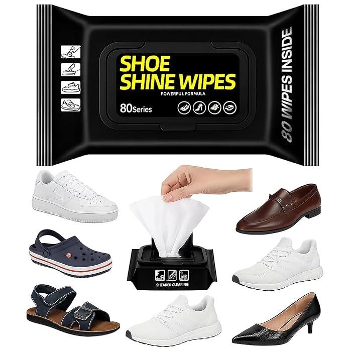 Shoe Cleaning Wipes 80 Count 146