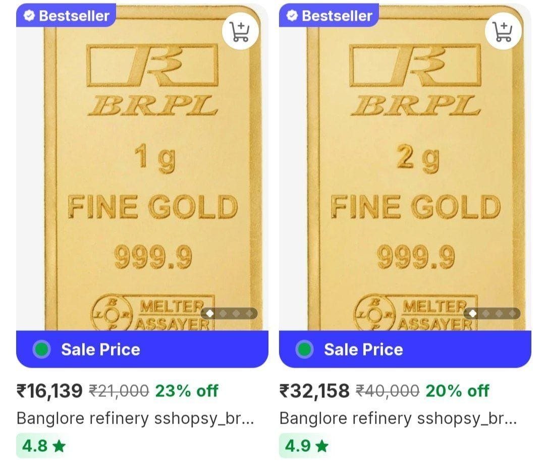 Shopsy 56 On Gold Silver Coins