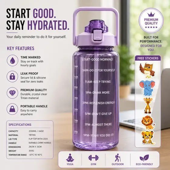 Shopsy 73 - Cronus Motivational Bottle 2000ml