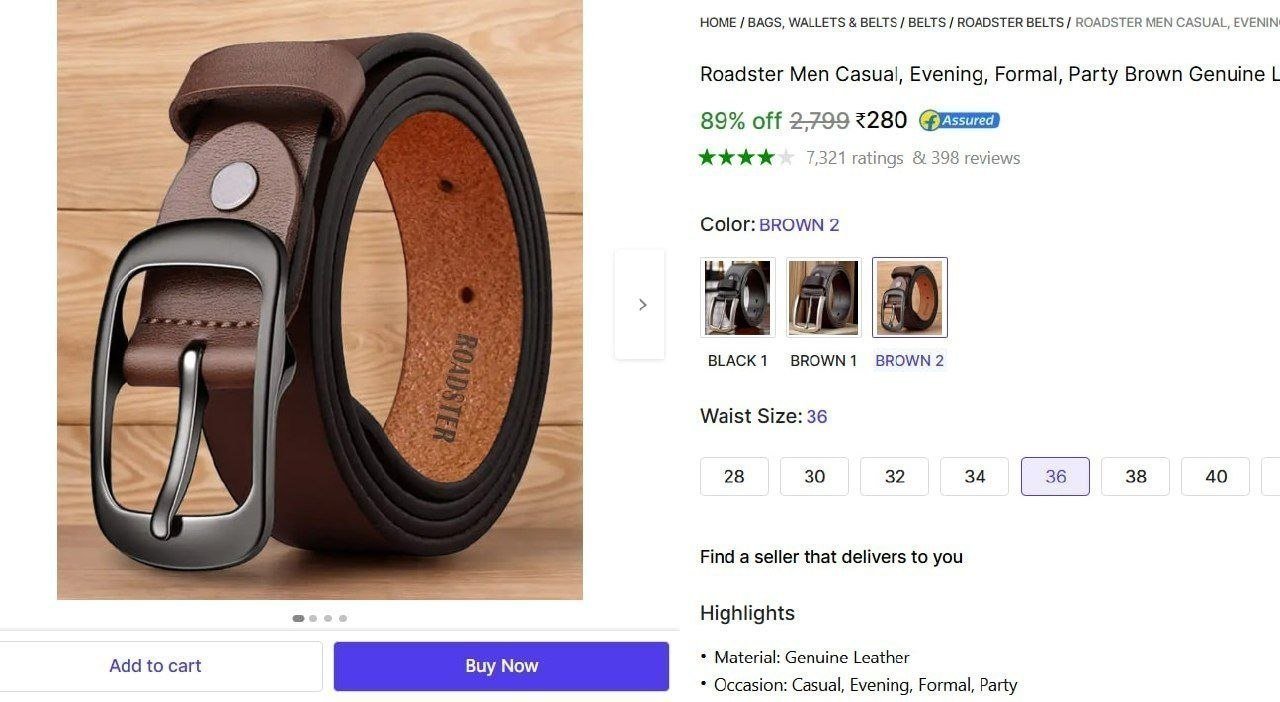 Shopsy Alert Roadster Men Casual Genuine Leat