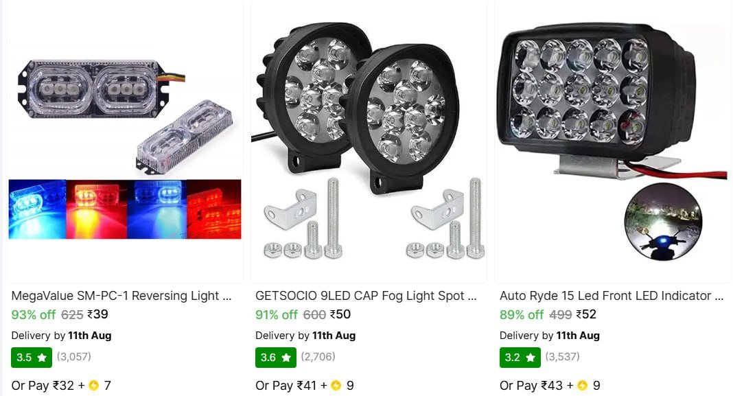 Shopsy Bike Lights From 39