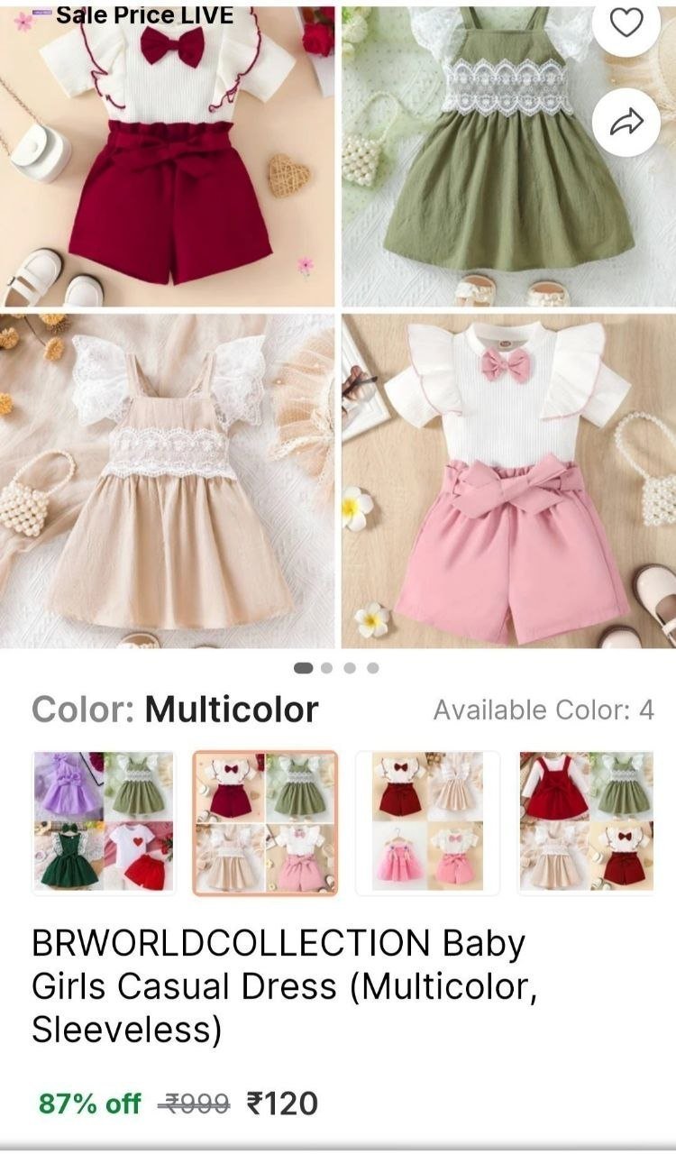 Shopsy Budget 120 Baby Girls Dress Min 4