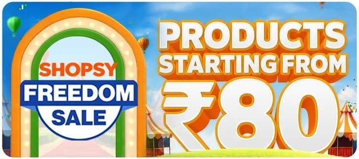 Shopsy Freedom Sale Deals Start 80facewashes 60 Ho