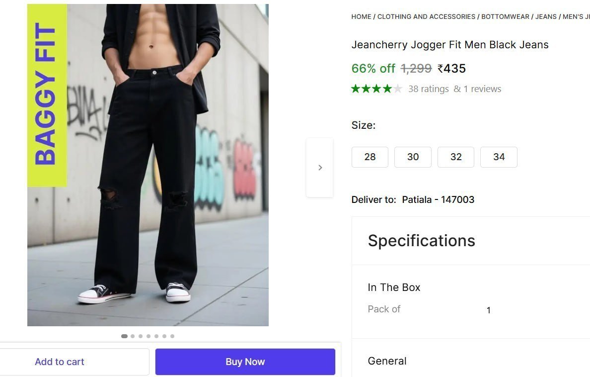 Shopsy - Men Jeans Dealscmd Coinmen Denims Lo