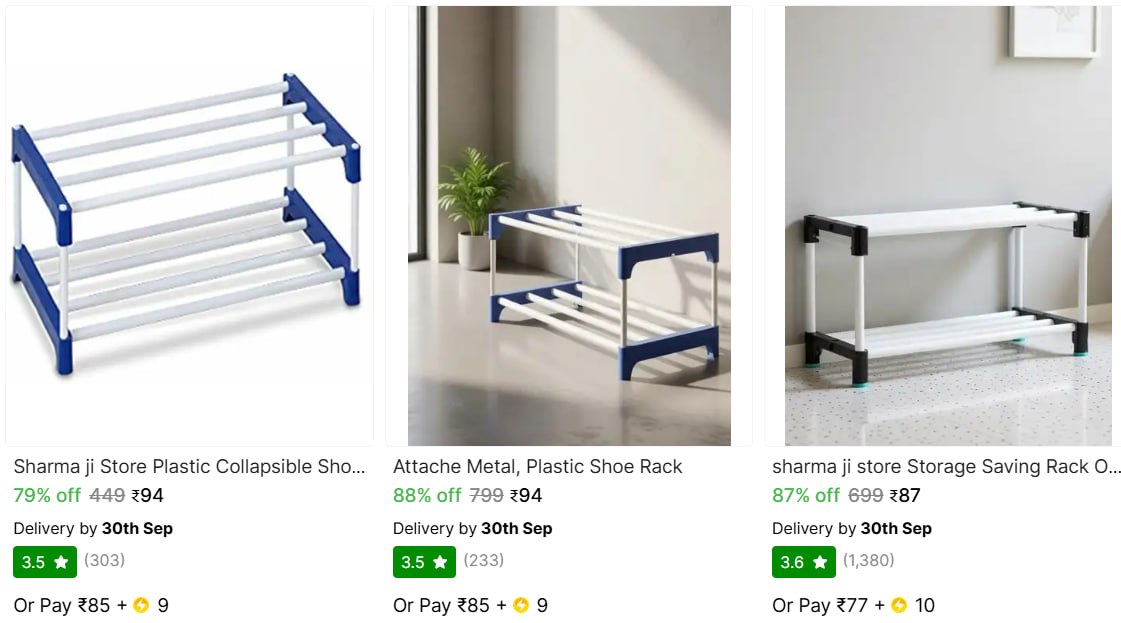 Shopsy Shoe Racks From 87