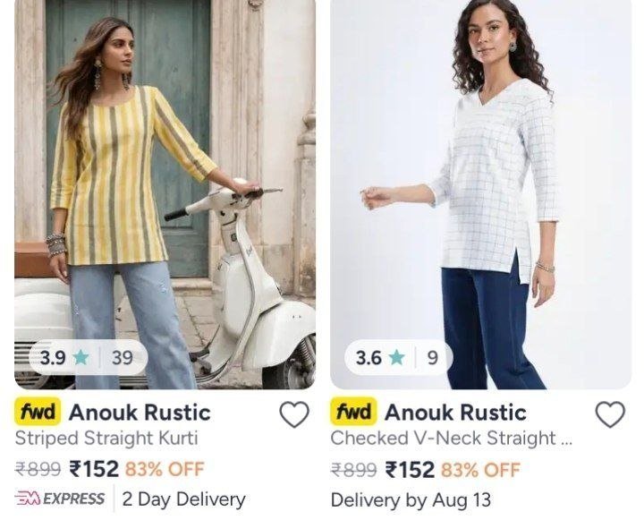 Short Kurti 152more