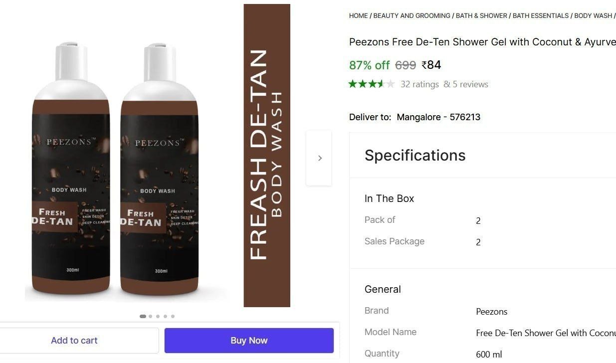 Shower Gel (2 X 300 Ml) 84