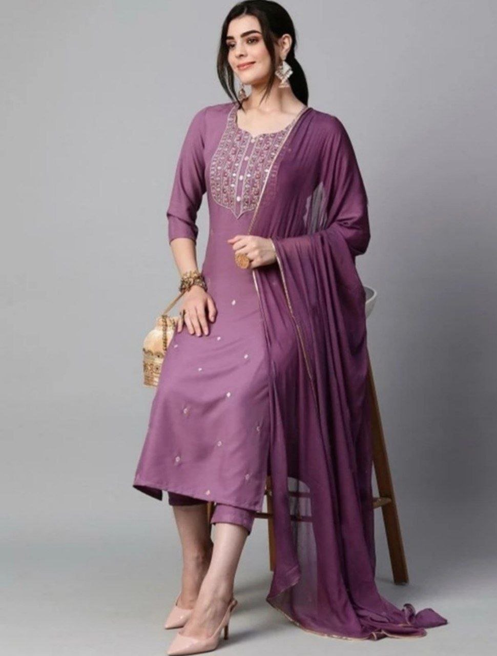 Shree Ramakrishna Fab Women Viscose Rayon Kurta Pa