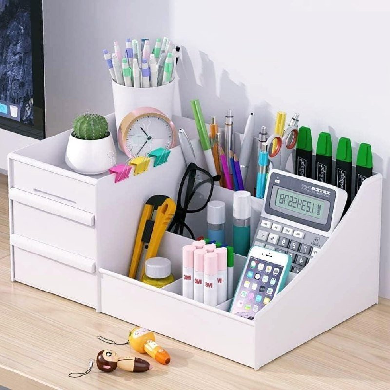 Shuttle Art Office Desk Organizer With Drawer All 