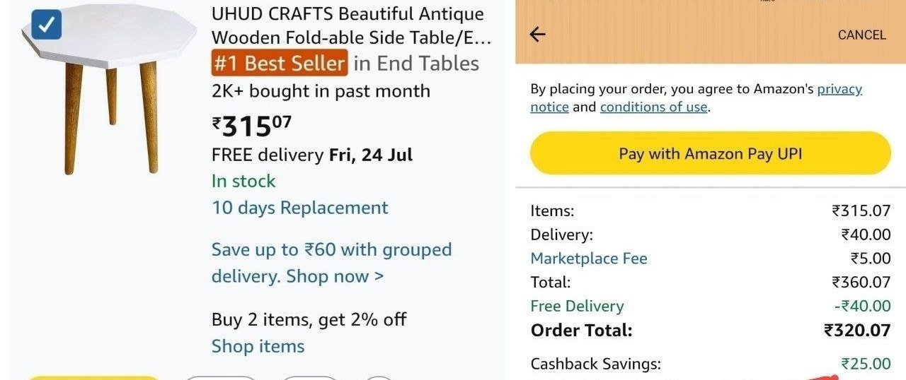 Side Table 290collect - Buy - 25 Pay Using Am