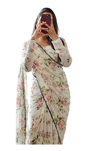 Sidhidata Women S Georgette Printed Ready To 