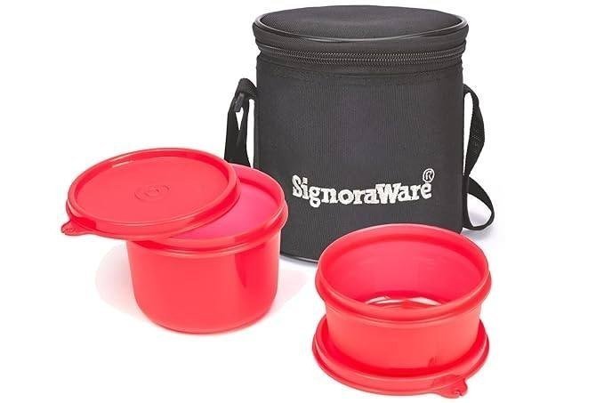 Signora Ware Lunch Box Set With Bag At Rs 174