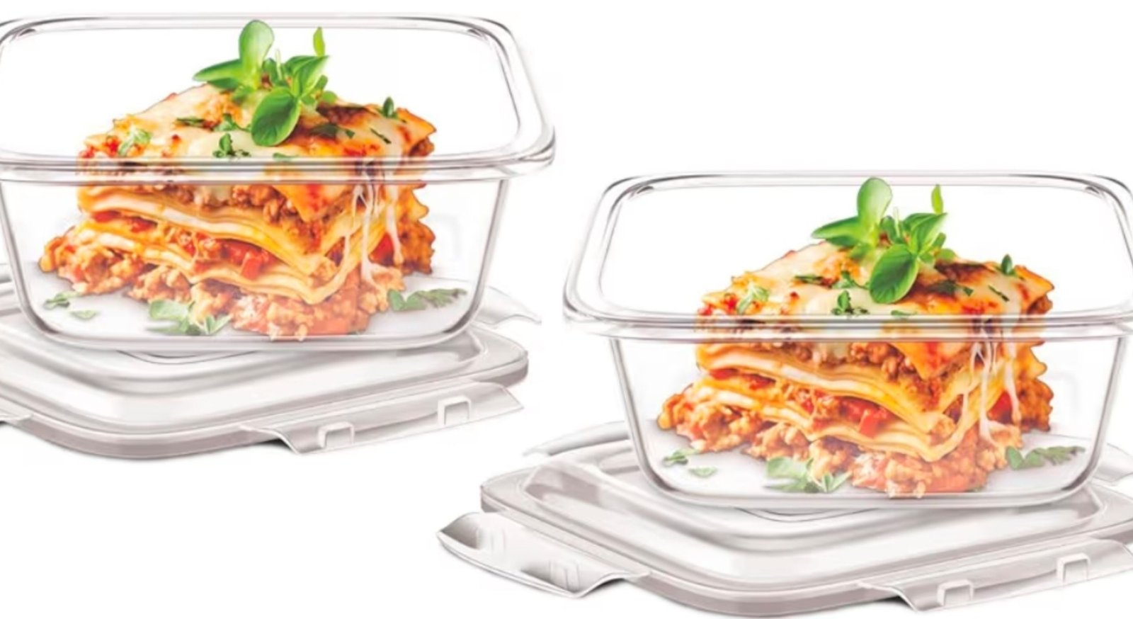 Signoraware Glass Square Containers (320ml X 2) 29