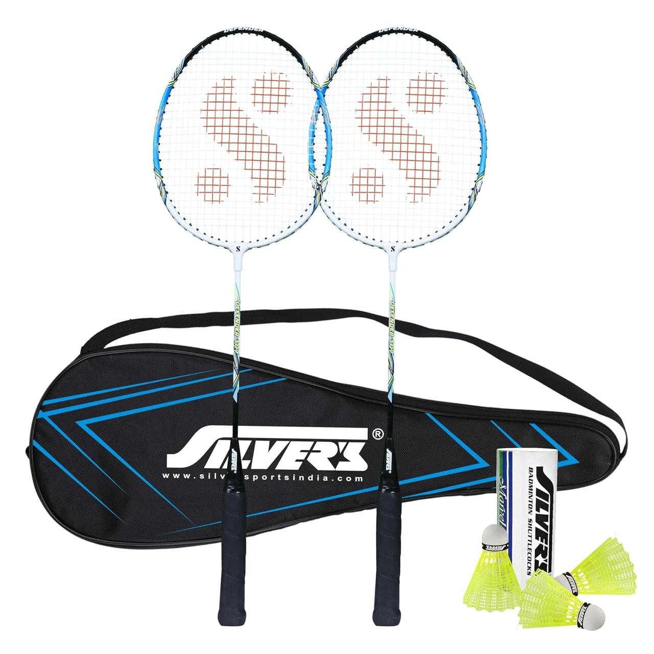 Silver S Aluminium Defender Badminton Kit (2 