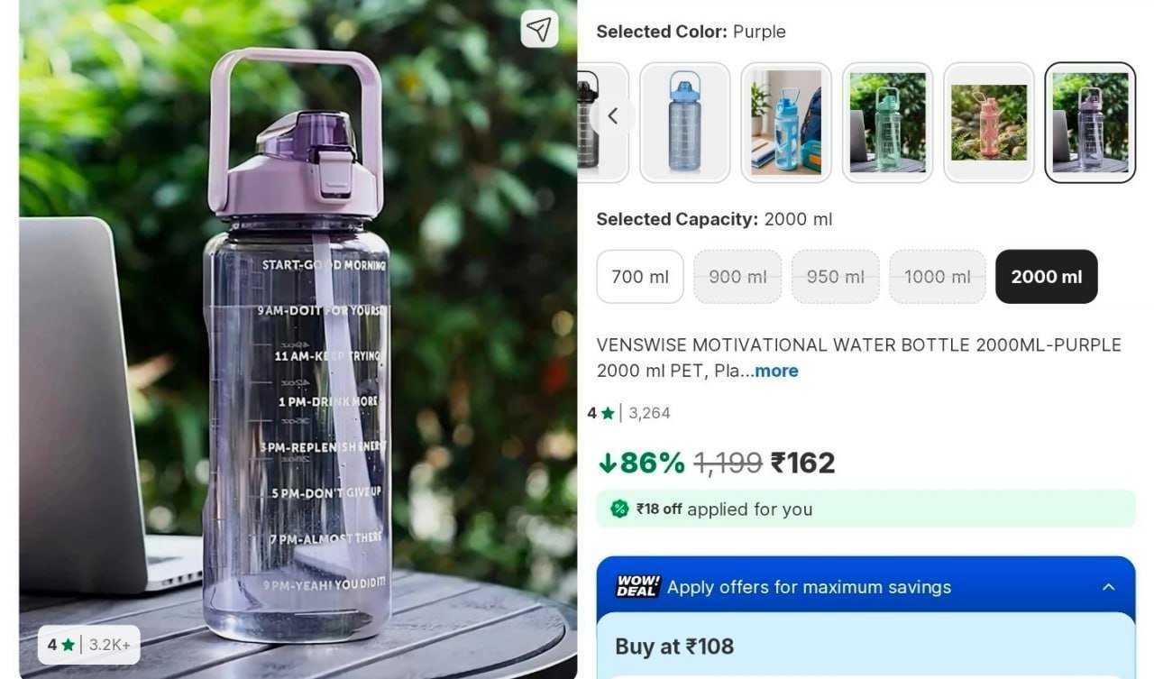 Sipper Bottle (2000ml) 162
