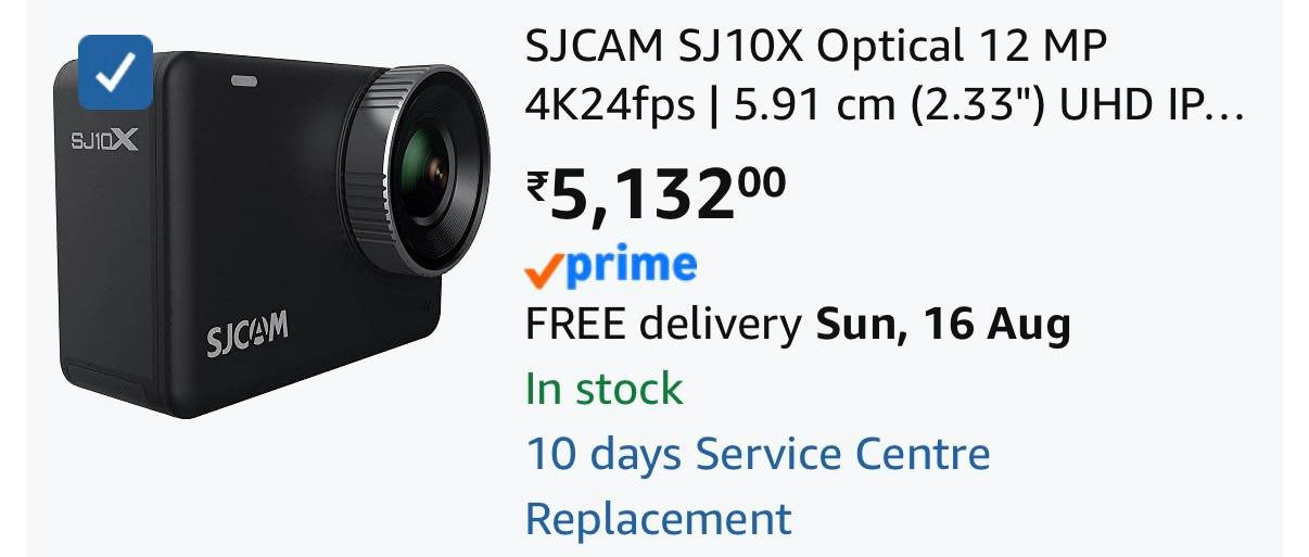 Sjcam 12 Mp Action Camera 5132 Regular 12k