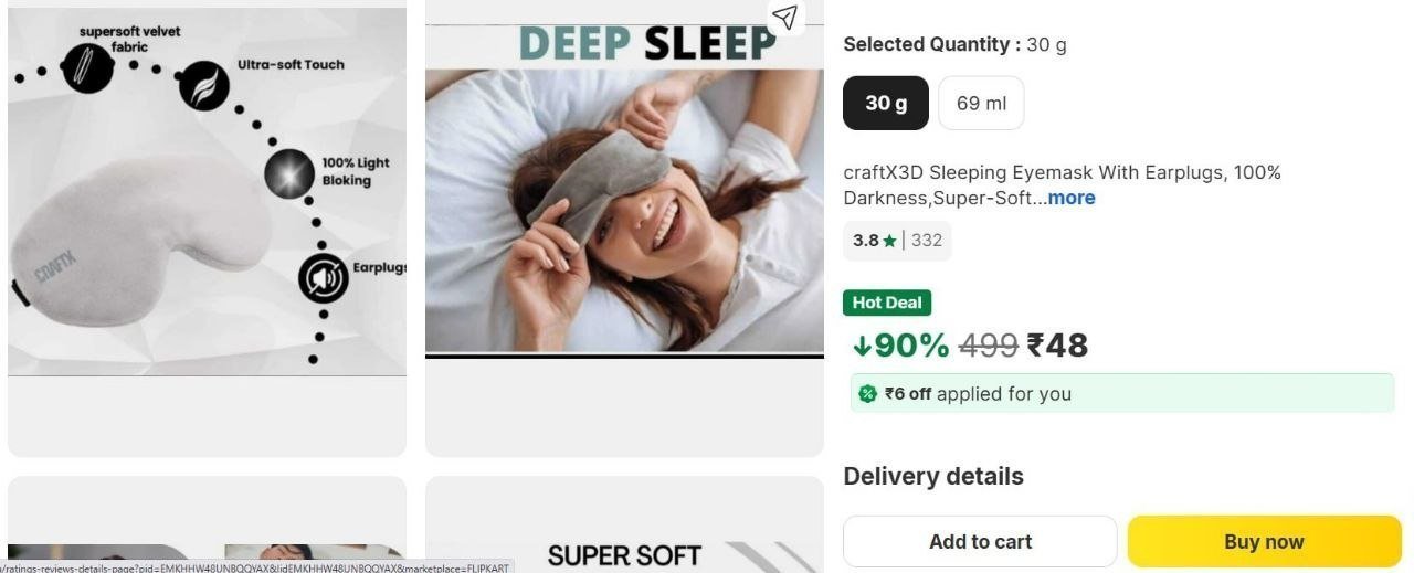 Sleeping Eyemask 48