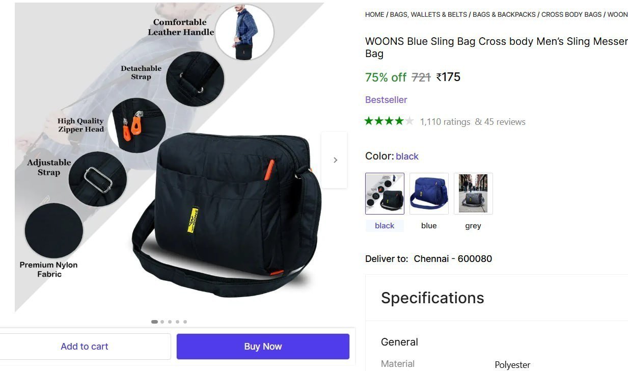 Sling Bag 175