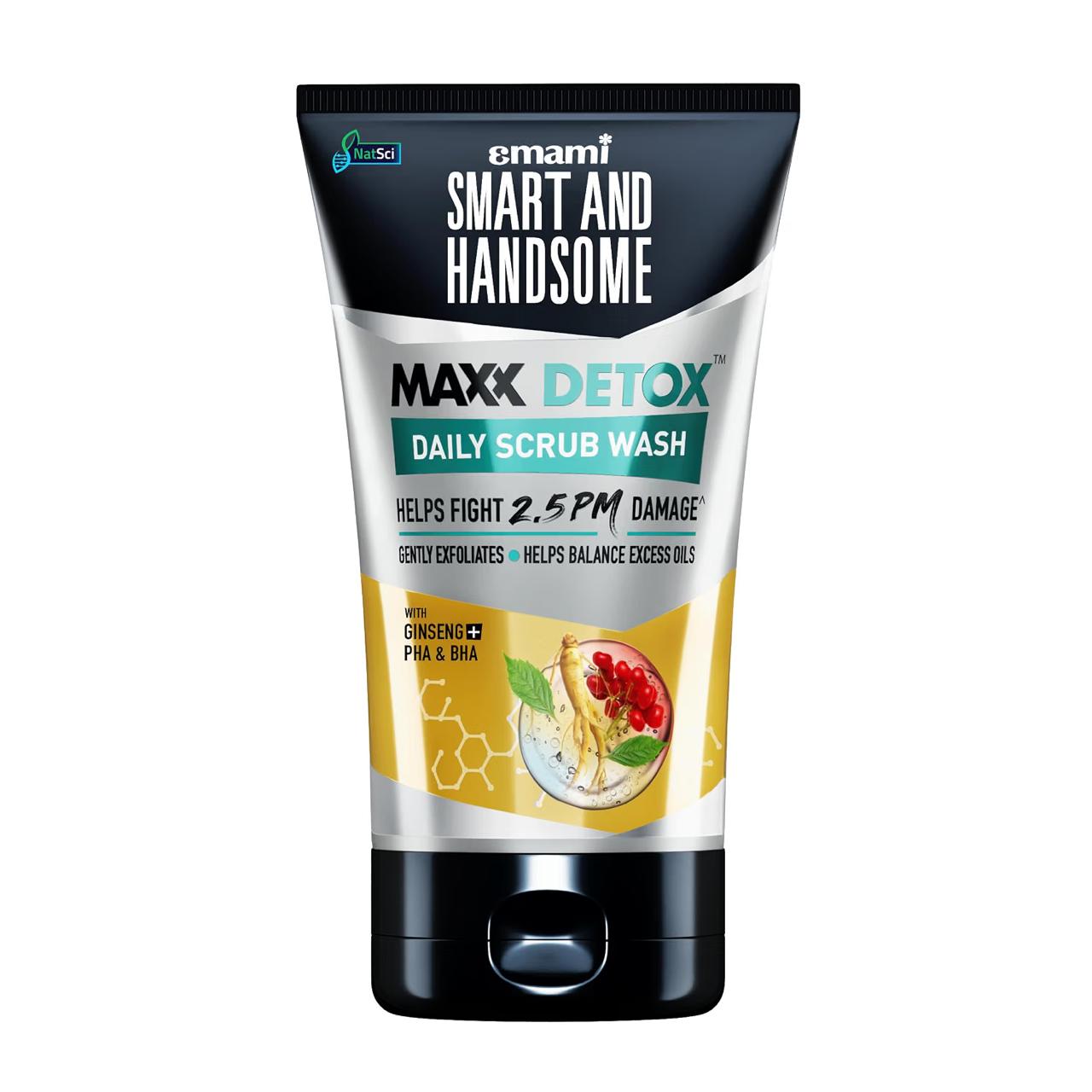 Smart And Handsome Maxx Detox Daily Scrub Wash Fights 2 5 Pm