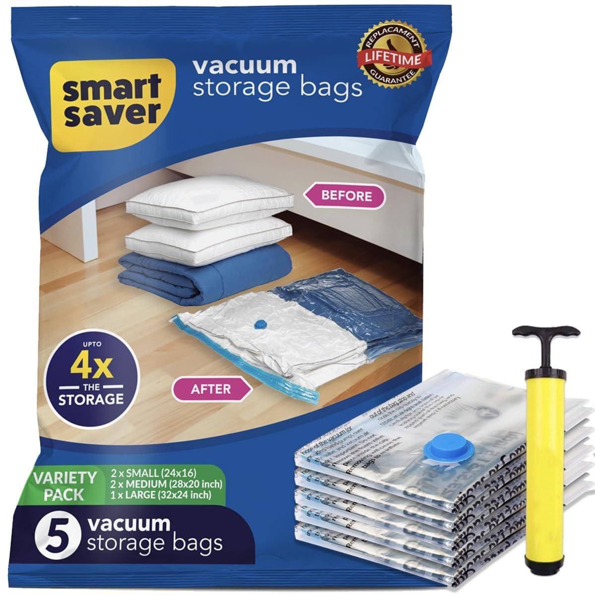 Smart Saver Vacuum Bags For Travel Space Save