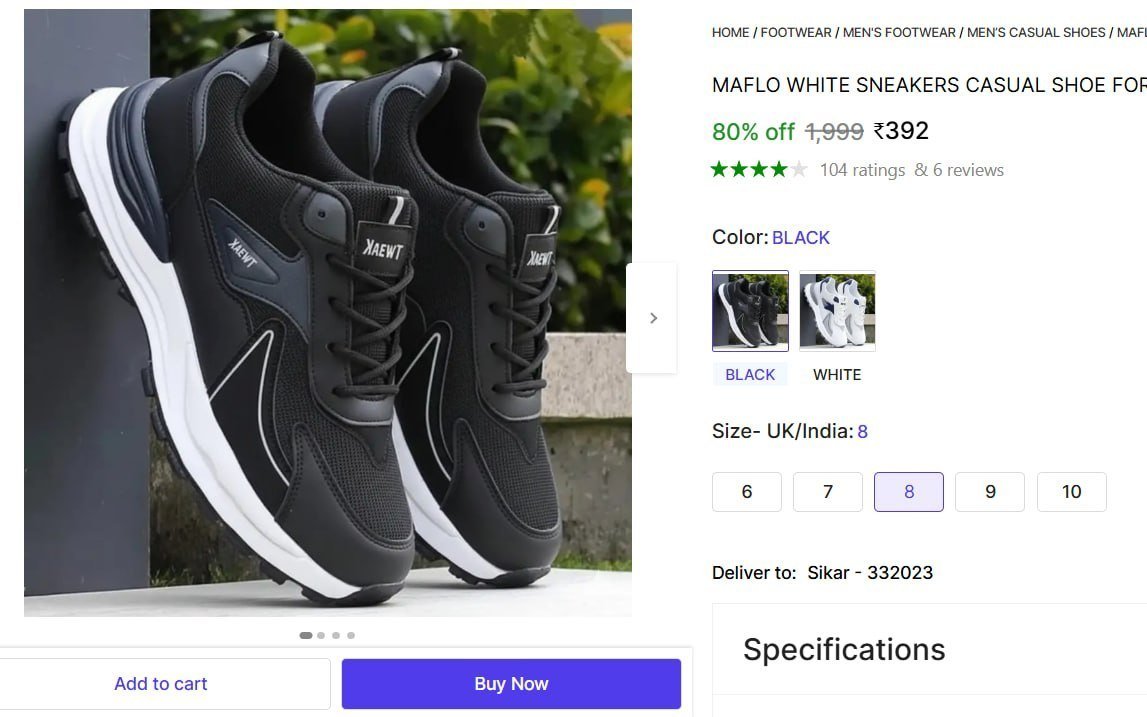 Sneakers For Men (black) 392