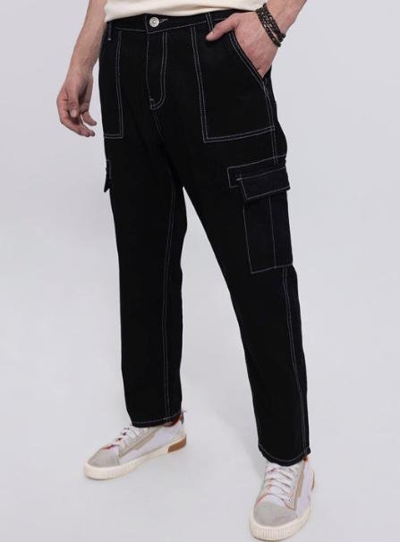Snitch Men Black Mid-rise Clean Look Pure Cot