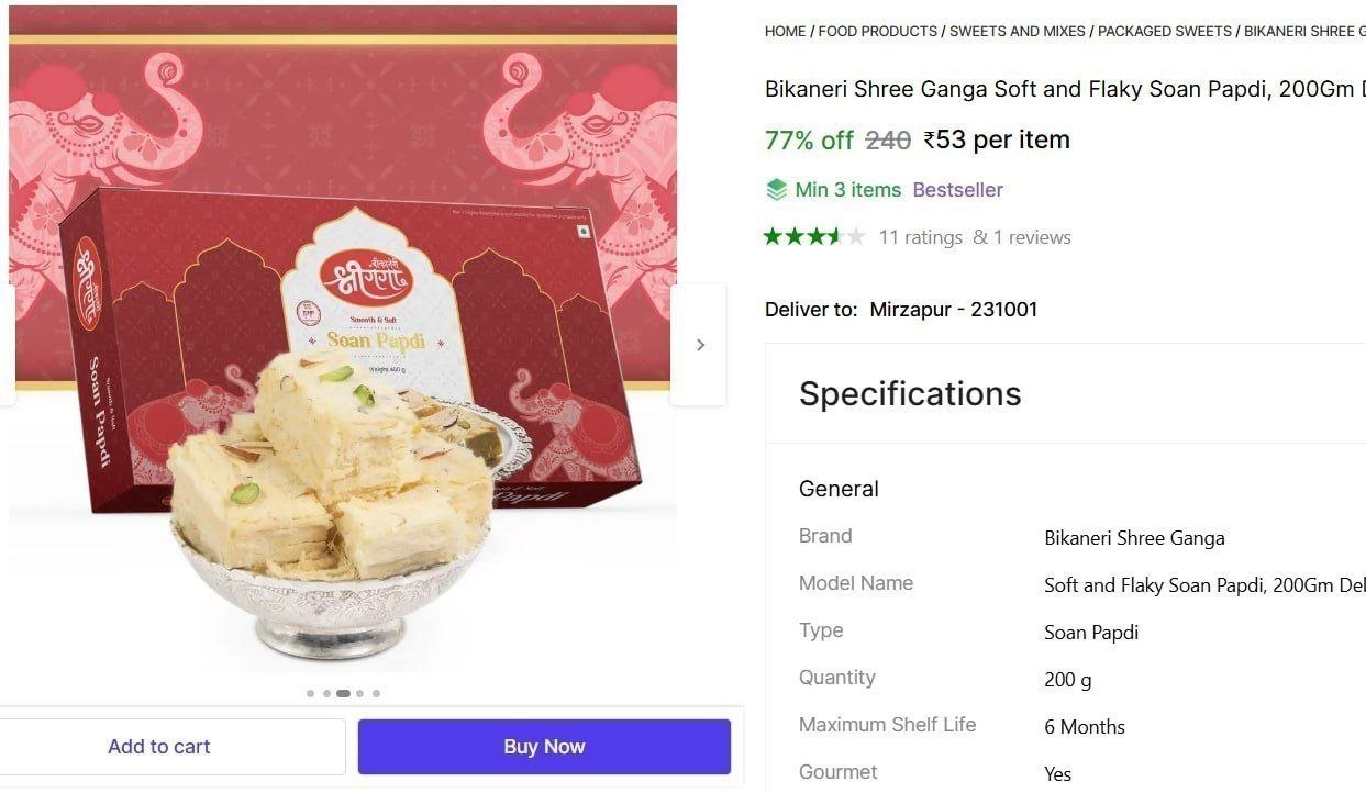 Soan Papdi 200 Gm 53